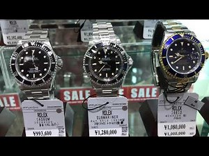Watch Shopping in Shinjuku, Japan: Rolex, Tudor, Omega, Seiko