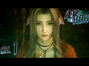 [4K HDR] Final Fantasy 7 (VII) Remake (100%) Walkthrough part 1 - The Destruction of Mako Reactor 1