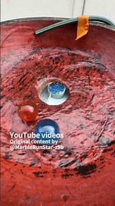 Marble Run (Water Marble Run Course using a large funnel and basin. 6) #ASMR