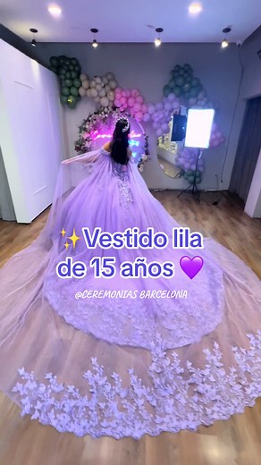 Vestido lila de 15 años: ¡Celebra con estilo tu quinceañera!
