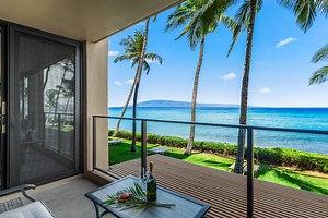 Kaanapali Vacation Rental | Mahana Resort 215 - Direct Oceanfront with 2 full baths - Perfect spot for watching the Whales! | The Mahana at Kaanapali | Condo Rental