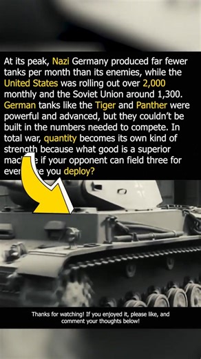 ⚙️Why Nazi Germany Could Never Outbuild The Allies In World War II! #ww2