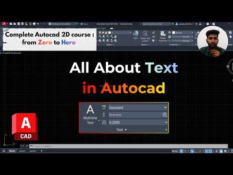 AutoCAD Text Tutorial | Single Line Text, Multiline Text & Text Style Explained