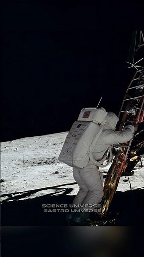 The REAL First Words Said On The Moon #space #moon #sciencefacts