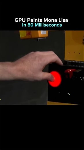 JUNAID SHAIKH on Instagram: "At NVision ’08, MythBusters’ Jamie and Adam showcased GPU performance by recreating the Mona Lisa using thousands of paintballs. Built on GPU-style parallel processing, completed the same portrait in 80 miliseconds. The demo perfectly illustrated how GPUs revolutionize visual computing, transforming massive workloads into real-time creative power. Follow for daily breakthroughs at the intersection of AI and technology. ➕ ⚙️ @ai0jazz Credit: MythBusters / NVision ’08 