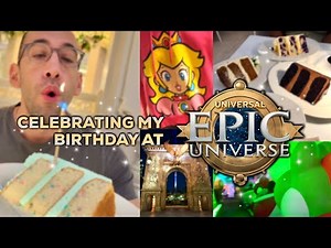 I Flew From Chicago to Orlando for Birthday Cake | Epic Universe, Cake Bake Shoppe, Disney