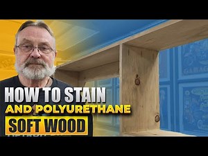 DIY Guide To Staining And Applying Polyurethane To Soft Wood Guide! Step By Step Tutorial