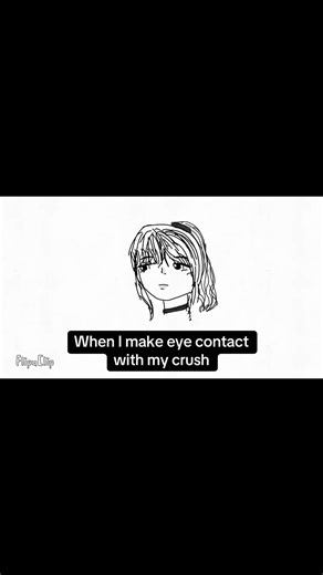 Eye Contact Animation with My Crush
