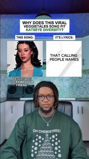 Why Does This Viral VeggieTales Song FIT Katseye Diversity: I Can Be Your Friend #shorts #katseye