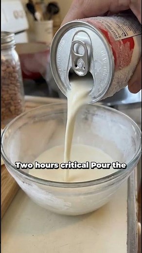 Whipped Evaporated Milk | Old-Fashioned Pantry Trick #shorts