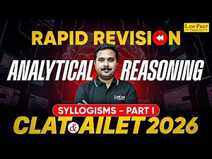 Syllogisms | #1 | Understanding of Various Statements | Analytical Reasoning for CLAT & AILET 2026