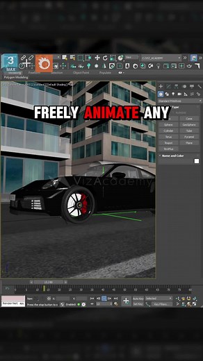 VizAcademy UK on Instagram: "Unlock the potential to create stunning car animations in 3ds Max with this powerful plugin! 🚗💨 #3dsMax #Animation #Cars #Plugins #Software"