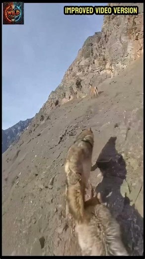 (Remastered) A Slip Away From Death | Wolf vs Mountain Deer on the Edge of the Alps