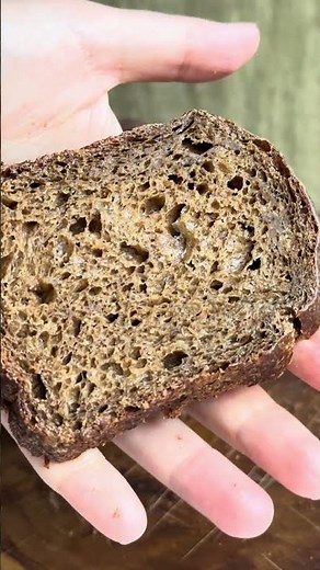 Rye Bread I’ve Baked for 10 Years (No Yeast, Full Flavor) #asmr
