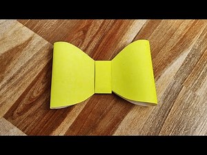 How to Make Origami Bow Easy