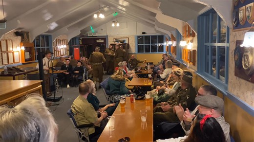 19K views · 347 reactions | Kyle Evans As George Formby bringing the Garrison bar to life | Eden Camp Modern History Museum | Facebook