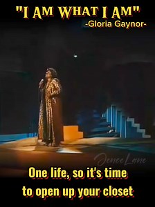 I Am What I Am (1984) -Gloria Gaynor- #music #song #lyrics | Jence Lane