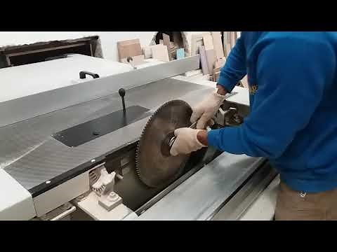 Sostituire lama circolare ad una Combinata per legno - Woodworking replace blade