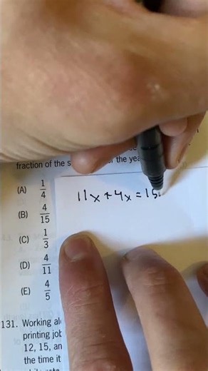 Super Quick Fractions Word Problem #GMAT #GRE #MBA #MiM #SAT #Quant