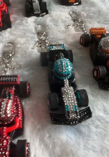 F1 Mini Lego Car Keychains for Formula 1 Fans