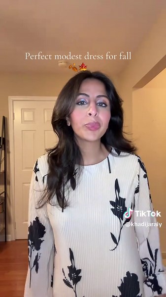 Stylish Modest Dress for Fall Fashion