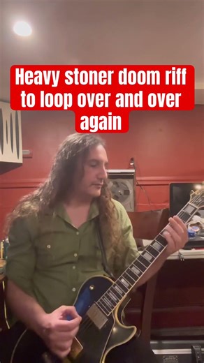 Heavy stoner doom riff to loop over and over again #aciddoom #doommetal #umbersound #stonerrock
