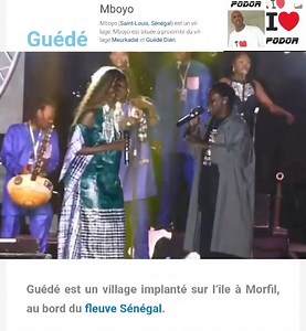 3.8K views · 84 reactions | Guéde Village,(Baba MAAL,) COUMBA Gawlo Seck (, Guéde) Baba MAAL rend hommage à la diva de la musique africaine COUMBA GAWLO SECK au Fouta plus précisément à Guéde île à morphil. La voix d'or Coumba Gawlo Seck est originaire de Guéde | Le Fouta Des Yvelines 78- FDY78 | Facebook