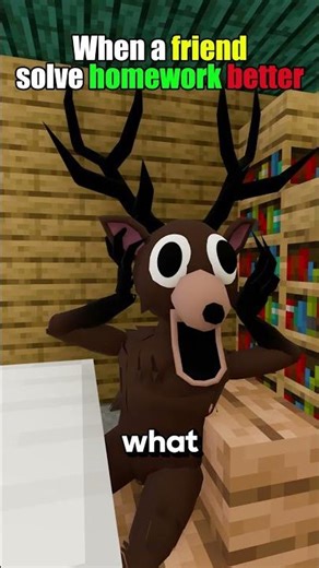 When a frend solve homework better #roblox