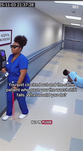 Nurse's Dilemma: Clocking Out or Staying to Help?