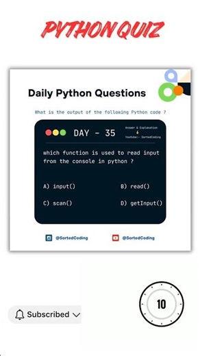 python quiz - Day 35 | Guess the output #quiz