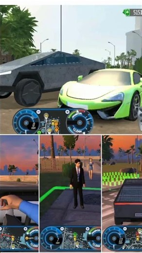 3d driving Tesla cyber truck.#Top speed 0001 .
