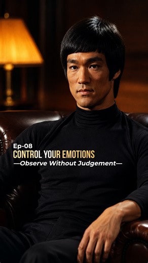 Observe Your Emotions, Don't Become Them | Bruce Lee Wisdom #Shorts