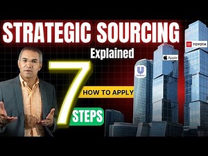 Strategic Sourcing Process Explained | 7 Steps of Strategic Sourcing with Real-World Examples | SCM