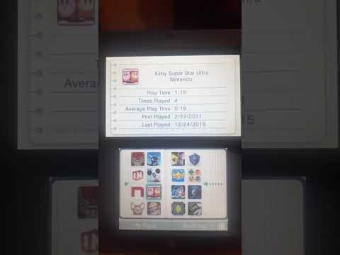 My Nintendo 3DS Menu Walkthrough & Activity Log 2025