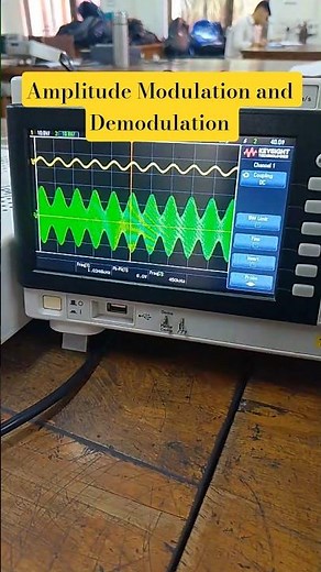 Amplitude Modulation and Demodulation experiment | AM using kit communication system #shorts #viral