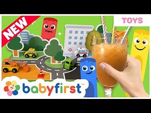 Toddler Learning Video | COLOR CREW MAGIC - Vehicles & Smoothie | DIY for Kids |First Toys
