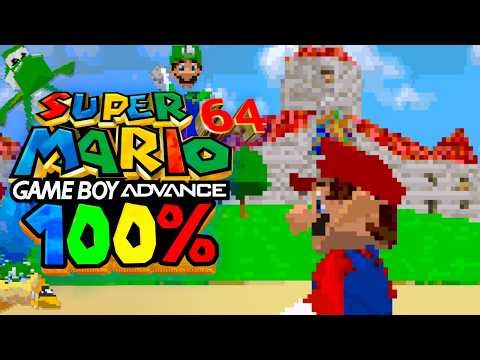 Super Mario 64 GBA - 100% Longplay Full Game Walkthrough Gameplay Guide