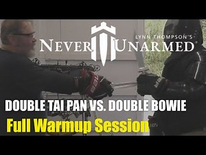 Lynn Thompson Cold Steel Tai Pan | Real Knife Sparring & Full Warm-Up Session