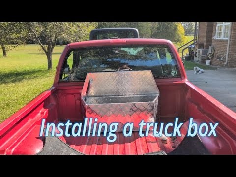 Installing a tool box for your truck