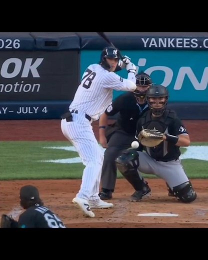 Spencer Jones first Yankee Stadium home run was a rocket