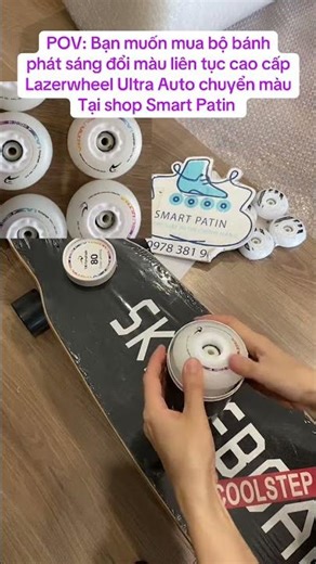 POV: You want to buy the high-end, continuously color-changing light-up wheel set, Lazerwheel Ult...