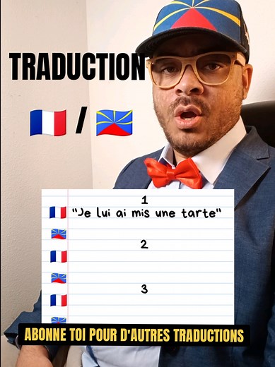 Apprendre le créole réunionnais : traductions du jour