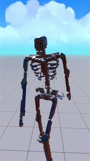 47 hull blocks tall #trailmakers #trailmakersmech #skeleton #giant #mech #build