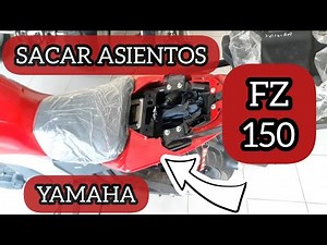 Yamaha FZ 150 REMOVING AND INSTALLING SEATS Correctly