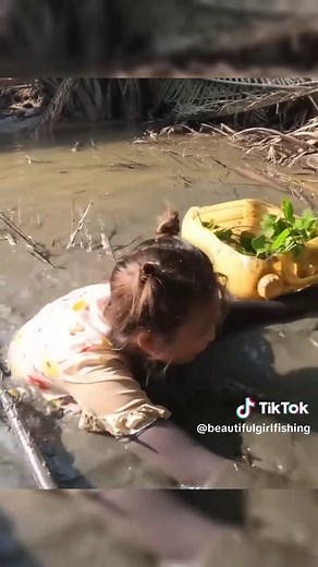 Beautiful Girl Catching Fish: A Perfect Fishing Day