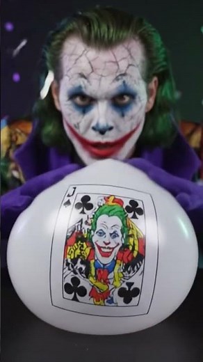 ASMR Balloon Inflation — Joker Inspired.