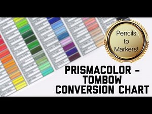 Prismacolor - Tombow Colour Conversion Chart | FREE DOWNLOAD!