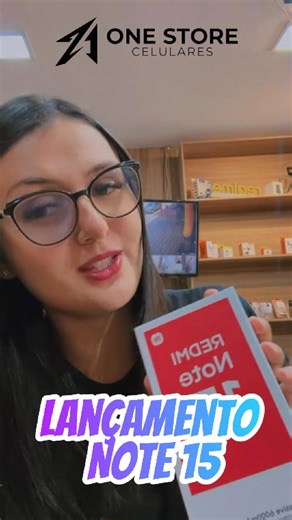 onestore on Instagram: "✨ Mais potência, mais espaço e fotos incríveis com 108MP! O Redmi Note 15 chegou com tudo na One Store Águas Lindas! 📱 8GB de RAM, 256GB de memória e uma super câmera de 108MP pra registrar cada momento com qualidade profissional. 📸 Fotos nítidas, cheias de cor e perfeitas pra redes sociais! ⚡ Desempenho rápido, bateria de longa duração e tela de alto brilho pra quem quer mais em um celular. ✅ Garantia real. ✅ Preço justo. ✅ Parcelamento em até 18x. ✅ Aparelho testado e