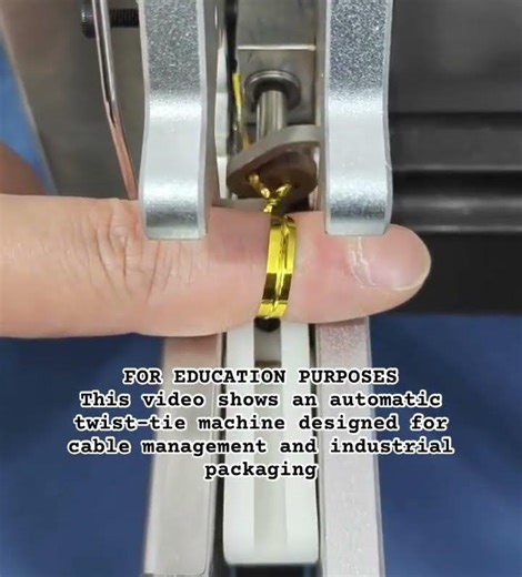 Automatic Twist-Tie Machine #shorts #Cable #Automation #Packaging #TwistTieMachine #TechGadgets