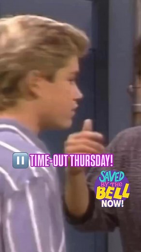 When Thursday feels like it’s moving in slow motion… ⏸️ Be honest… if you had a Zack Morris ‘Time-Out’ button today, what would you use it for? ⏸️🛎️ #ThrowbackThursday #SavedByTheBell | Saved by the Bell: NOW!